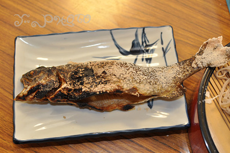 鱒の塩焼き