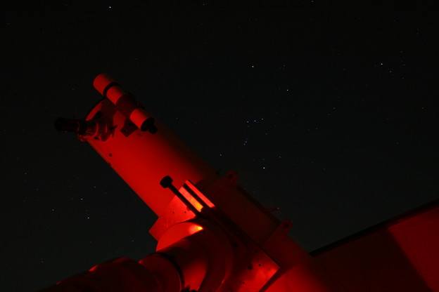 望遠鏡とオリオン