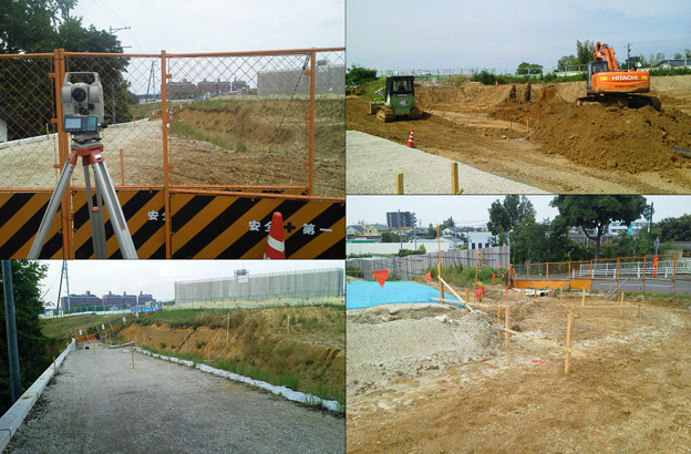 豊田市の工事測量も今日で終了。明日からは豊川市で横断測量～ さらに早朝となり。