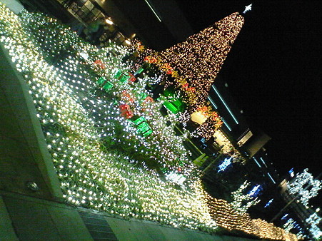 ららぽーと磐田クリスマスイルミ２