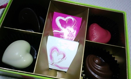 反射しちゃったw@GODIVA