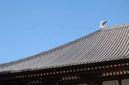 奈良 唐招提寺金堂鴟尾