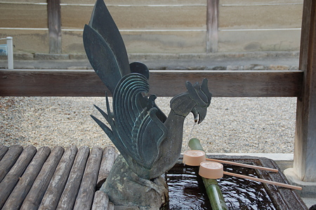 法隆寺 東院 手水