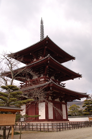斑鳩法輪寺三重塔