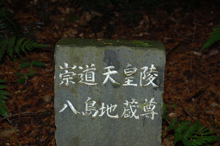 奈良 円照寺参道にて