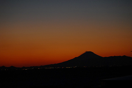 2010/12/31 大みそか 東京湾の夕日@千葉市美浜区