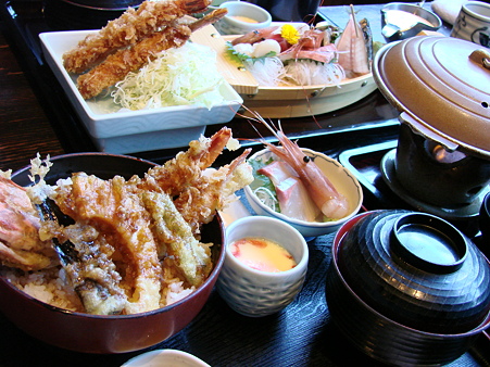 海老天丼！