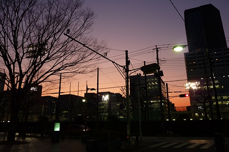 都内夕景