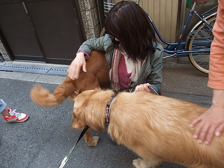 ママさんにも、こんにちわ♪