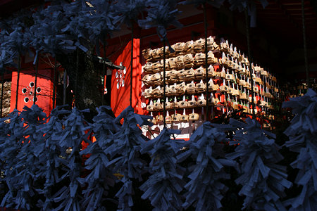 荏柄天神社の合格祈願絵馬!(100110)