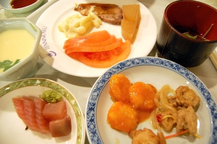 夕食バイキング