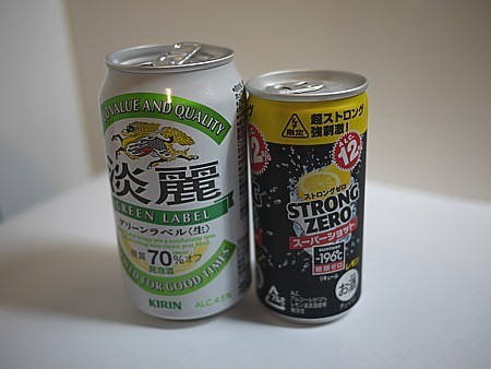 ショート缶の酎ハイ