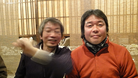大原と森脇 大原の顔はピント合わんな。