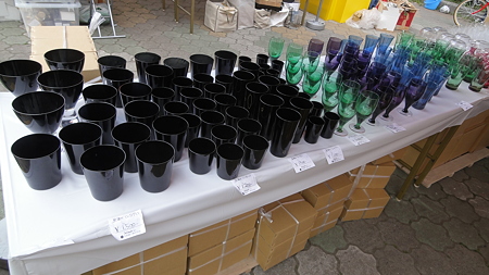 宙吹き被せグラス すみだガラス市 錦糸町